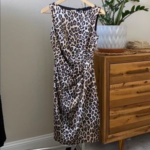 Leopard Print Caché Dress